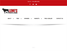 Tablet Screenshot of lowespellets.com